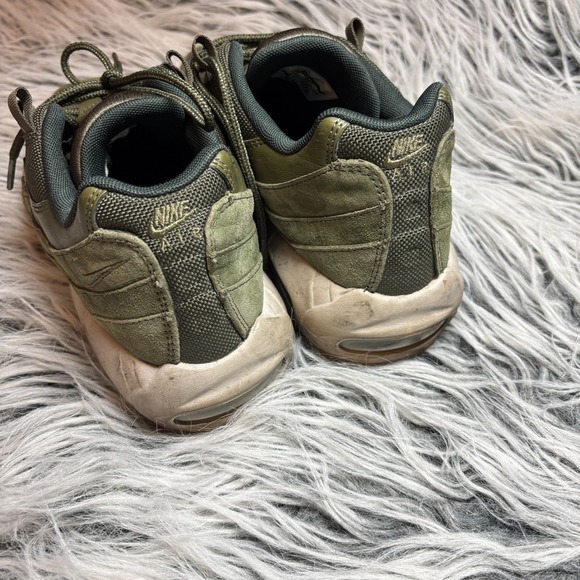 Nike Air Max 95 SE Olive Canvas Running Sneakers Men\'s‎ Size 8 US AJ2018-300 main image 4